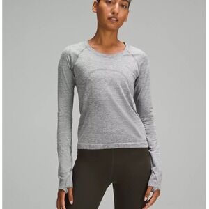 Lululemon Swiftly Tech Long-Sleeve Shirt 2.0 Waist Length / Size 12